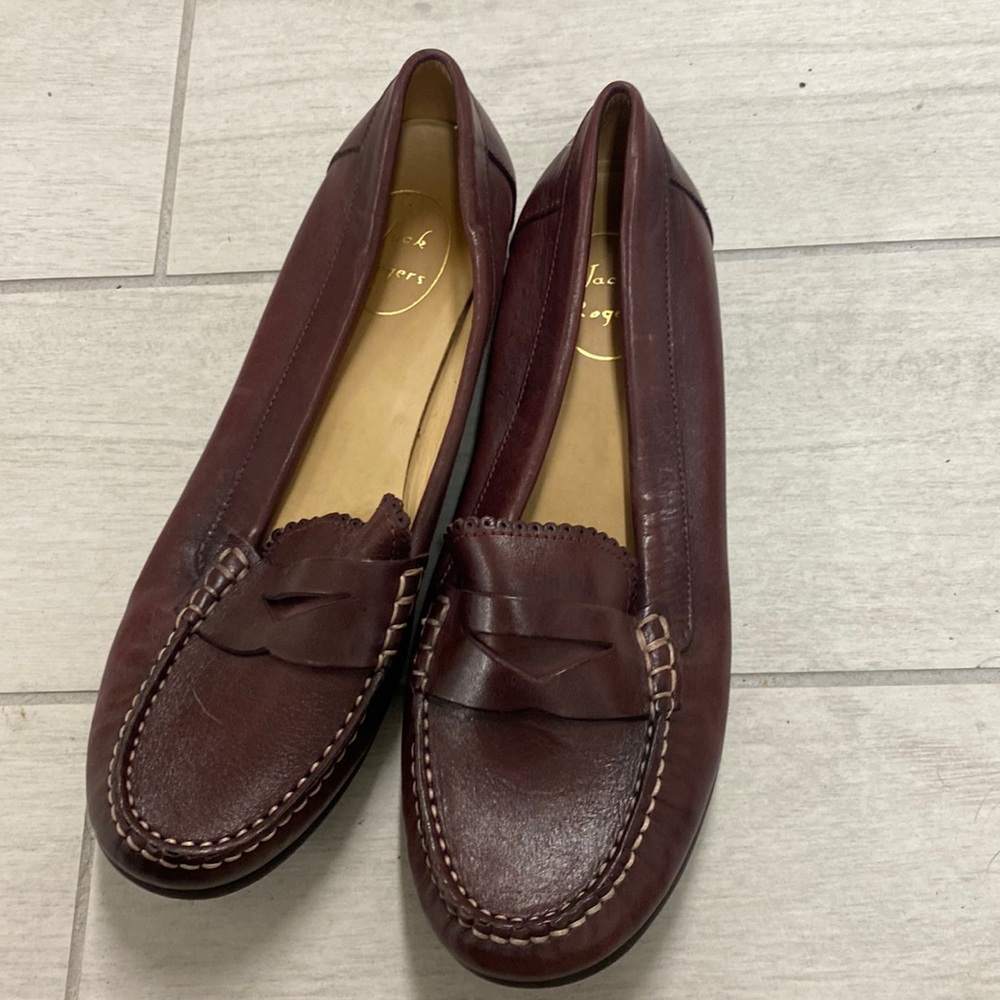 jack rogers burgundy oxford